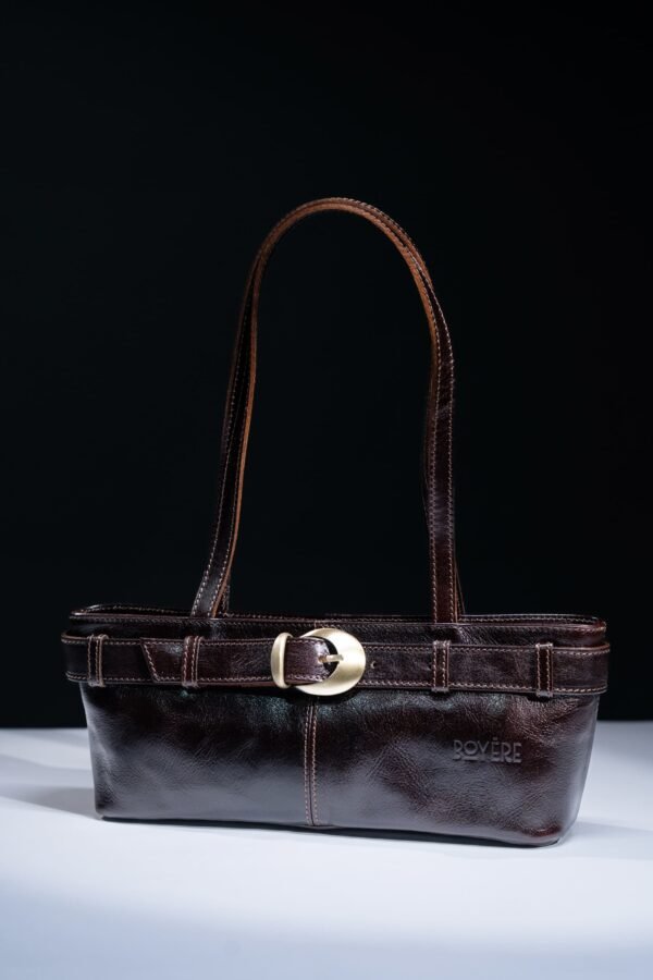 Fibbia Shoulder bag - Braon