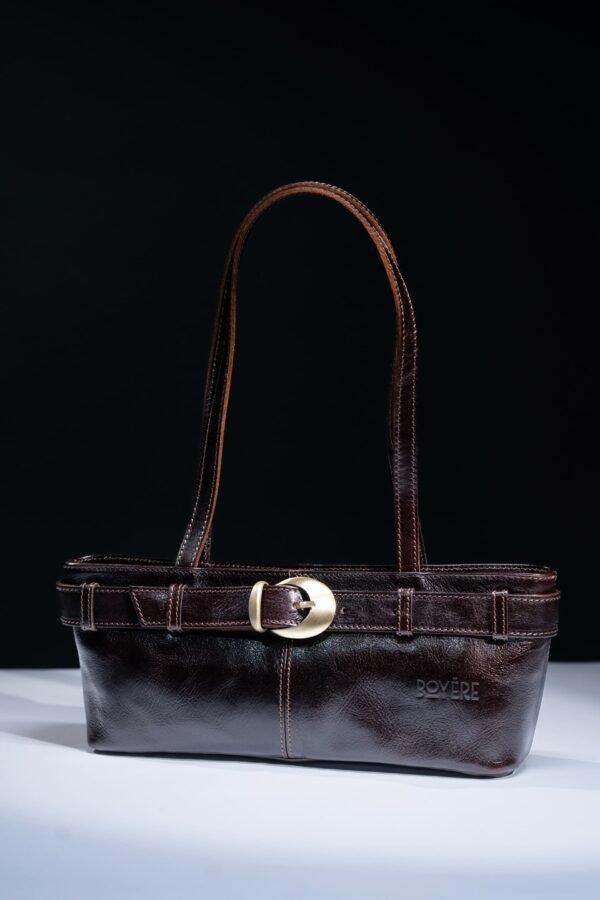 Fibbia Shoulder bag - Braon